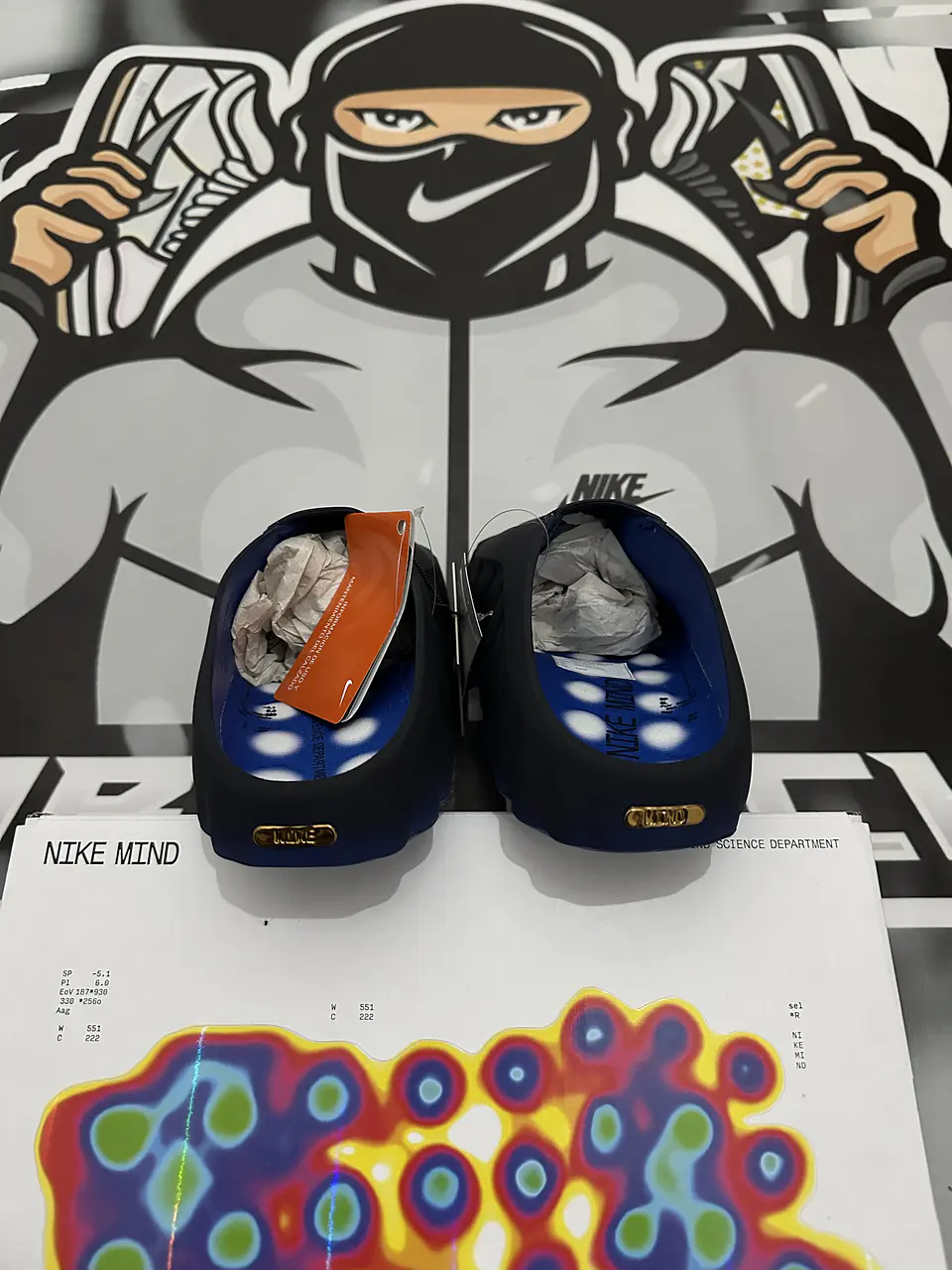 Nike Mind 001 Black Blue royal  4