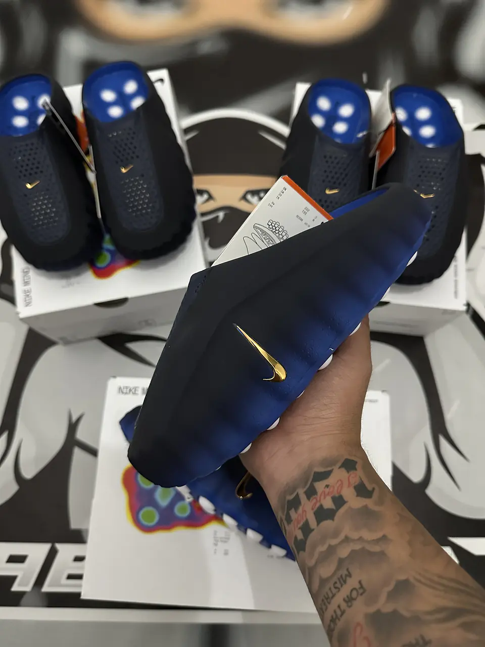 Nike Mind 001 Black Blue royal  6