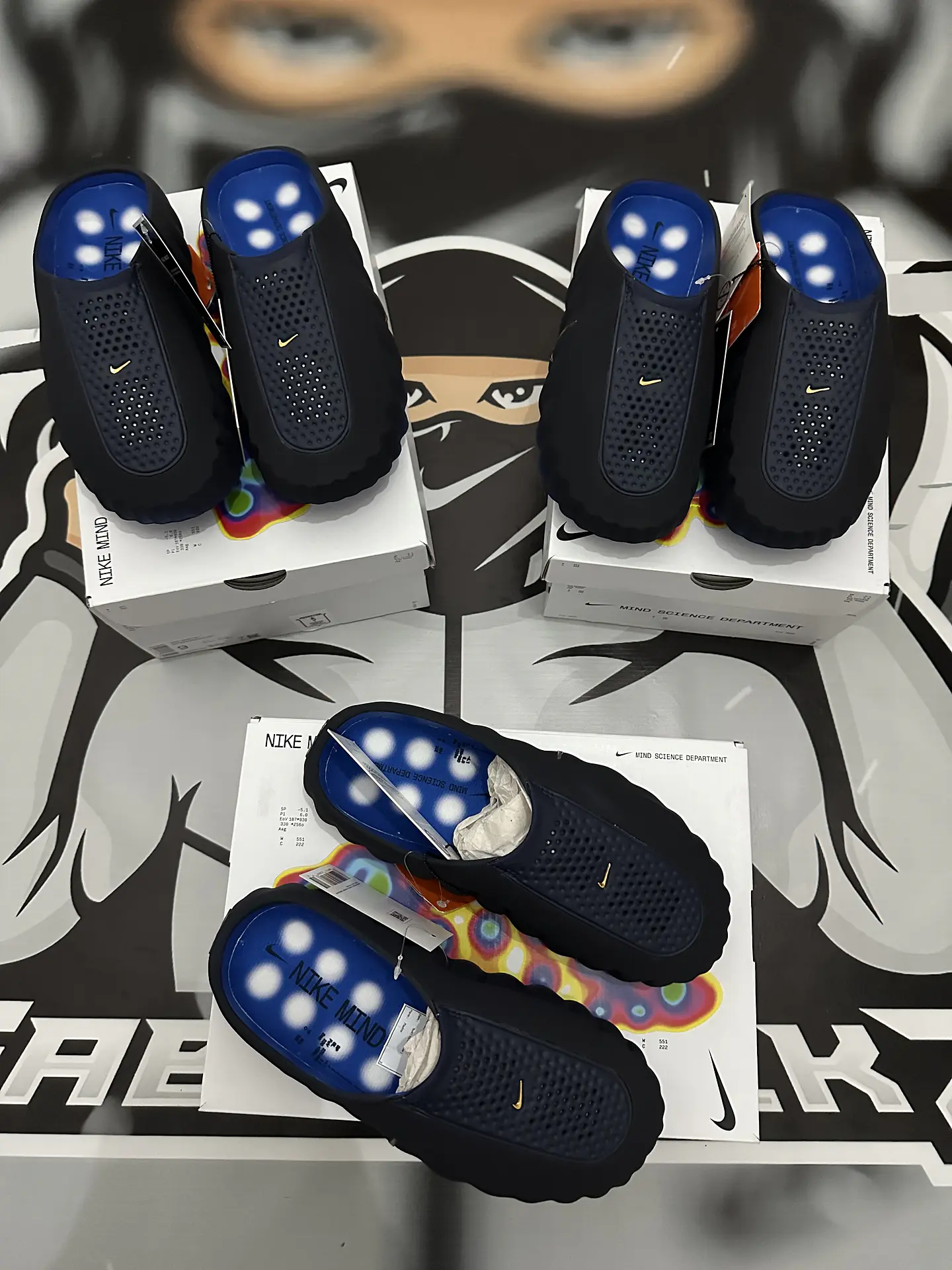 Nike Mind 001 Black Blue royal  9