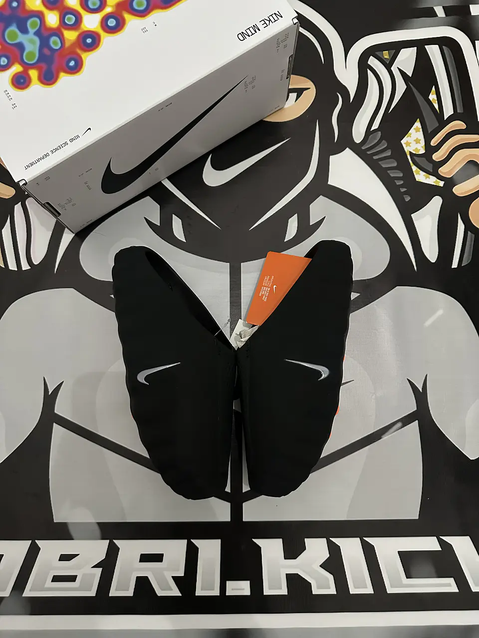 Nike Mind 001 Slide Black Chrome  1