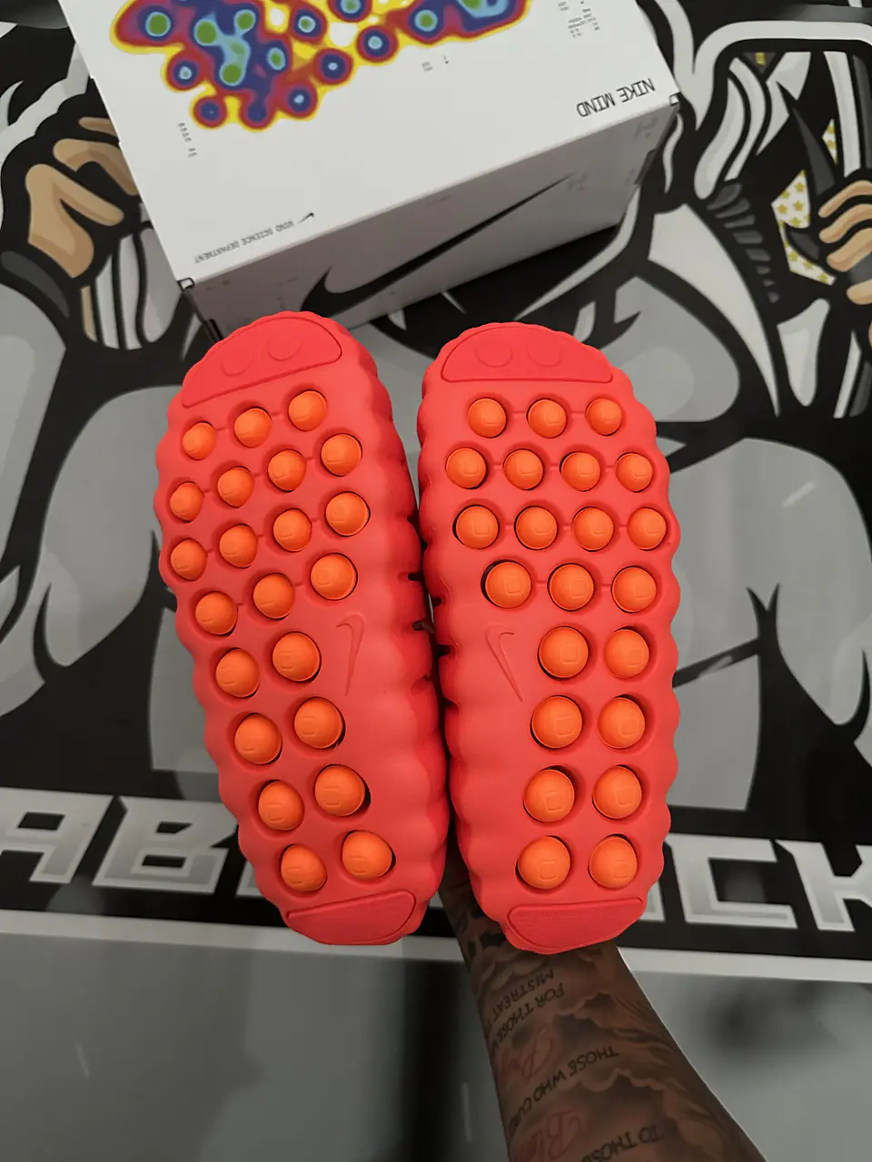 Nike Mind 001 Slide Solar red  5