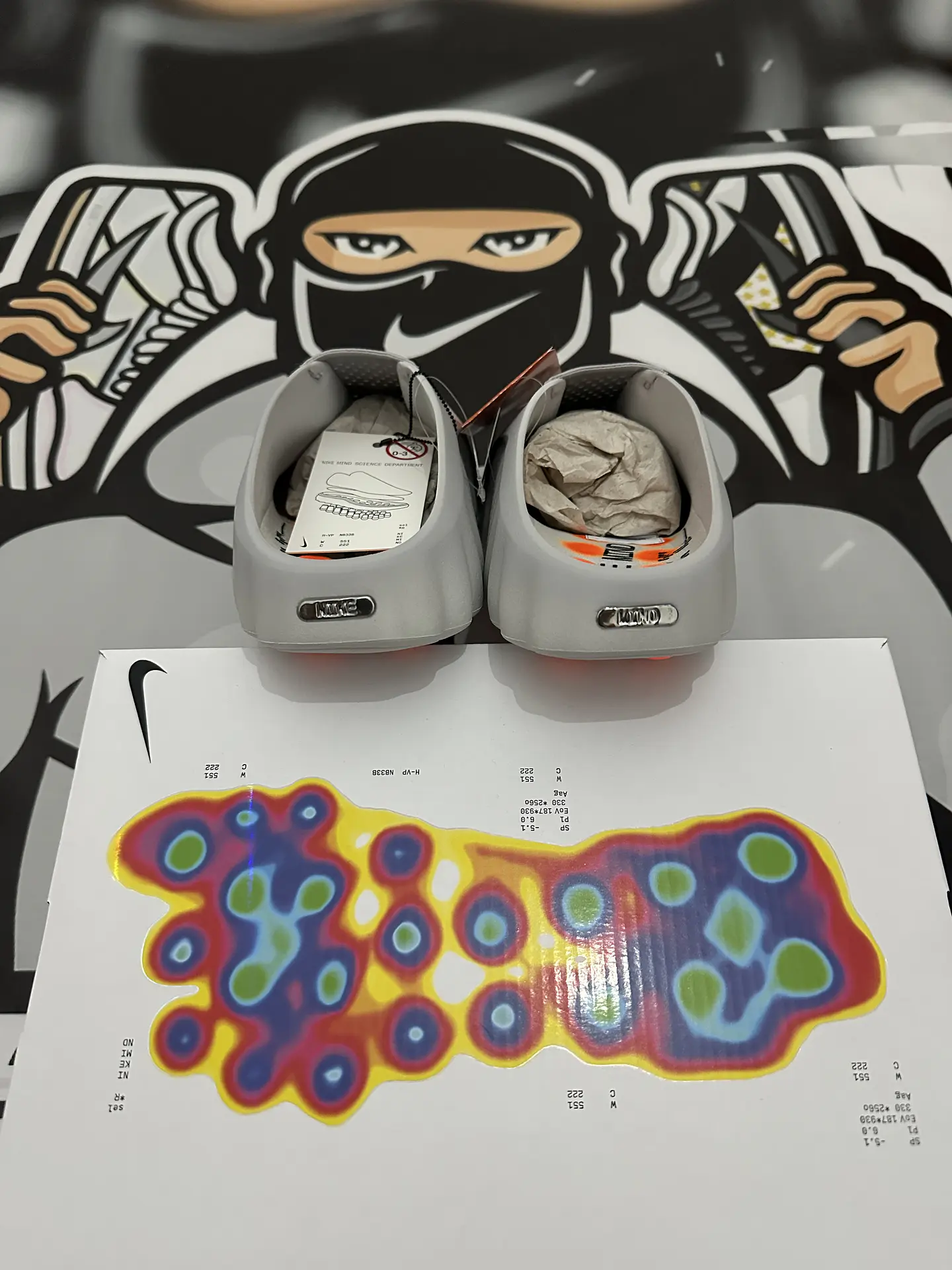 Nike Mind 001 Slide Light Smoke grey  4