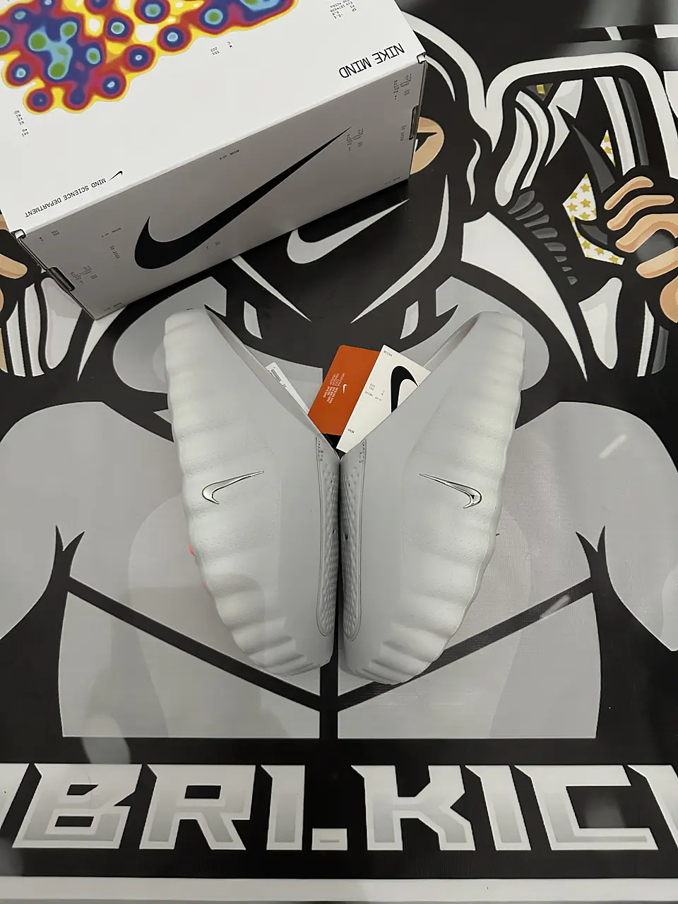 Nike Mind 001 Slide Light Smoke grey  1