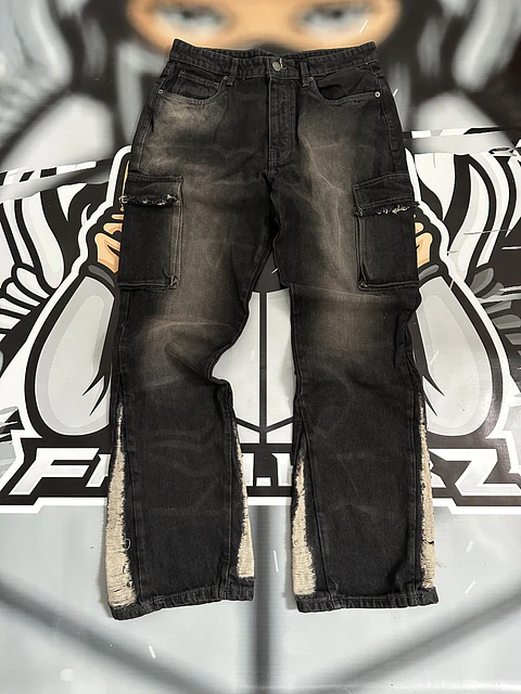 JEANS FLARE MEN FASHION NOVA - KAINE STACKED