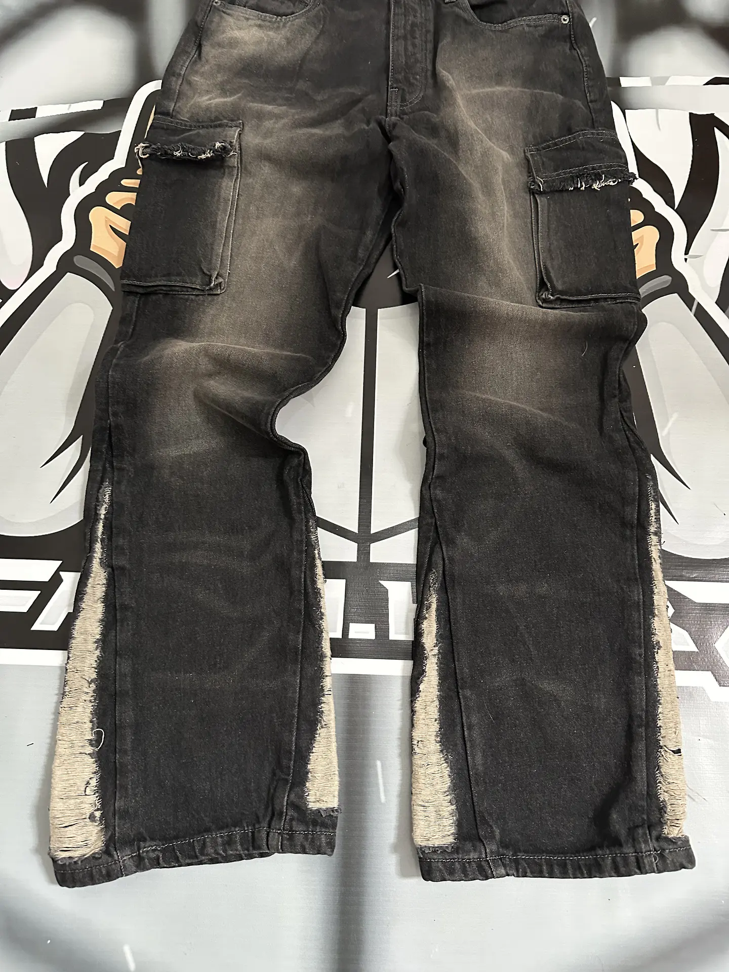 JEANS FLARE MEN FASHION NOVA - KAINE STACKED 2