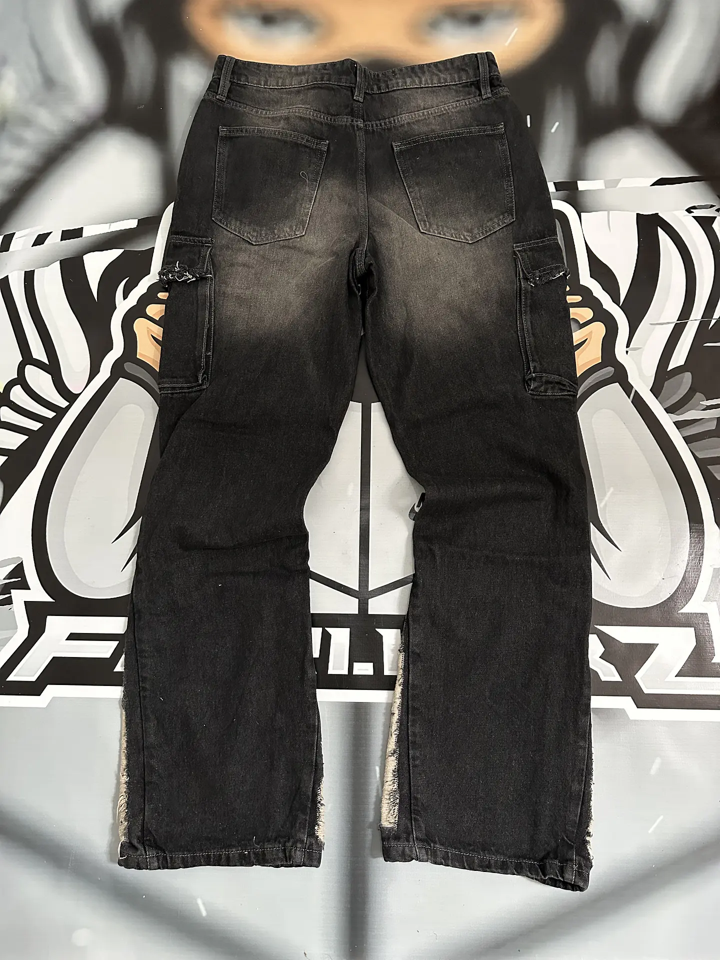 JEANS FLARE MEN FASHION NOVA - KAINE STACKED 5