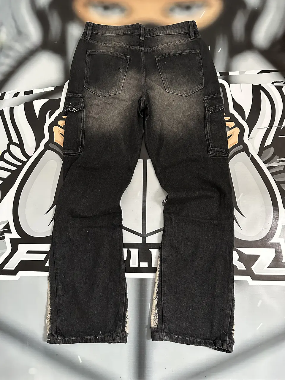 JEANS FLARE MEN FASHION NOVA - KAINE STACKED 5
