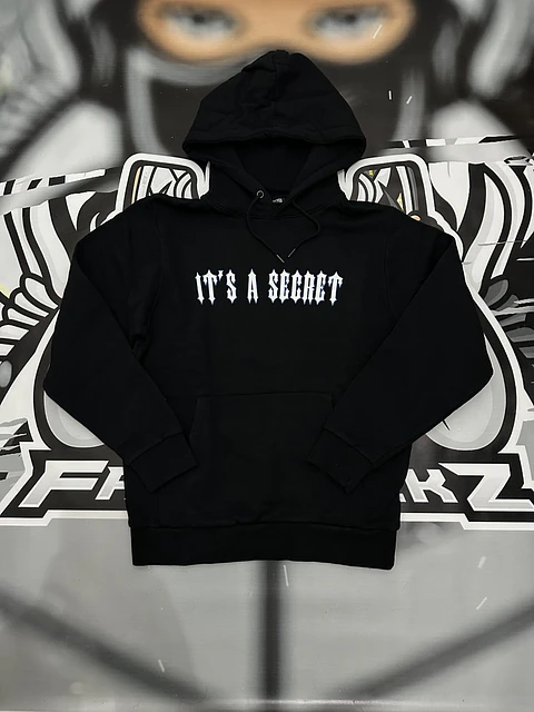 Hoodie Trapstar ITS A SECRET - Black