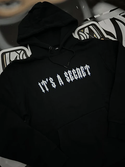 Hoodie Trapstar ITS A SECRET - Black