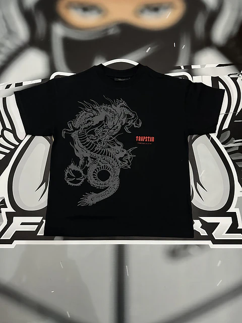Camiseta Trapstar - Dragon BLACK