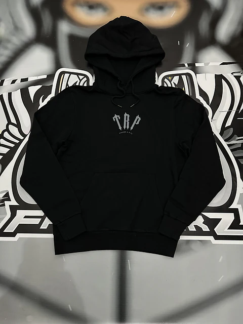 Hoodie Trapstar TRP LOGO - Black