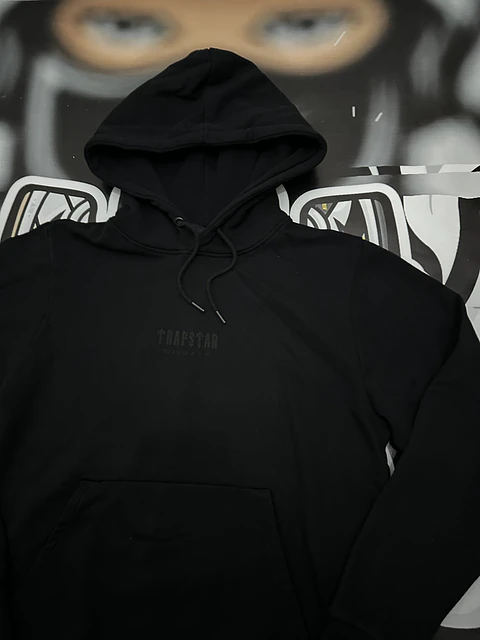 Hoodie Trapstar FRIENDS AND FAMILY - Black