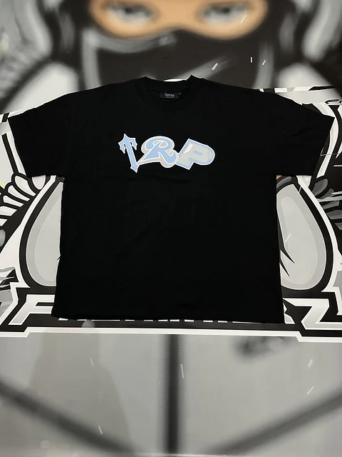 Camiseta Trapstar - TRP BABY BLUE LOGO - BLACK