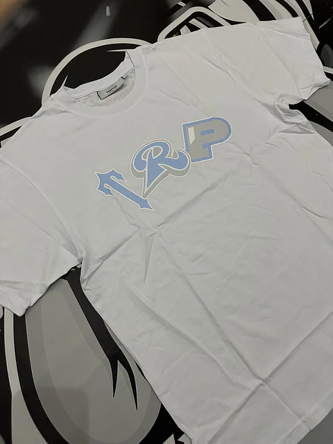 Camiseta Trapstar - TRP BABY BLUE LOGO - WHITE