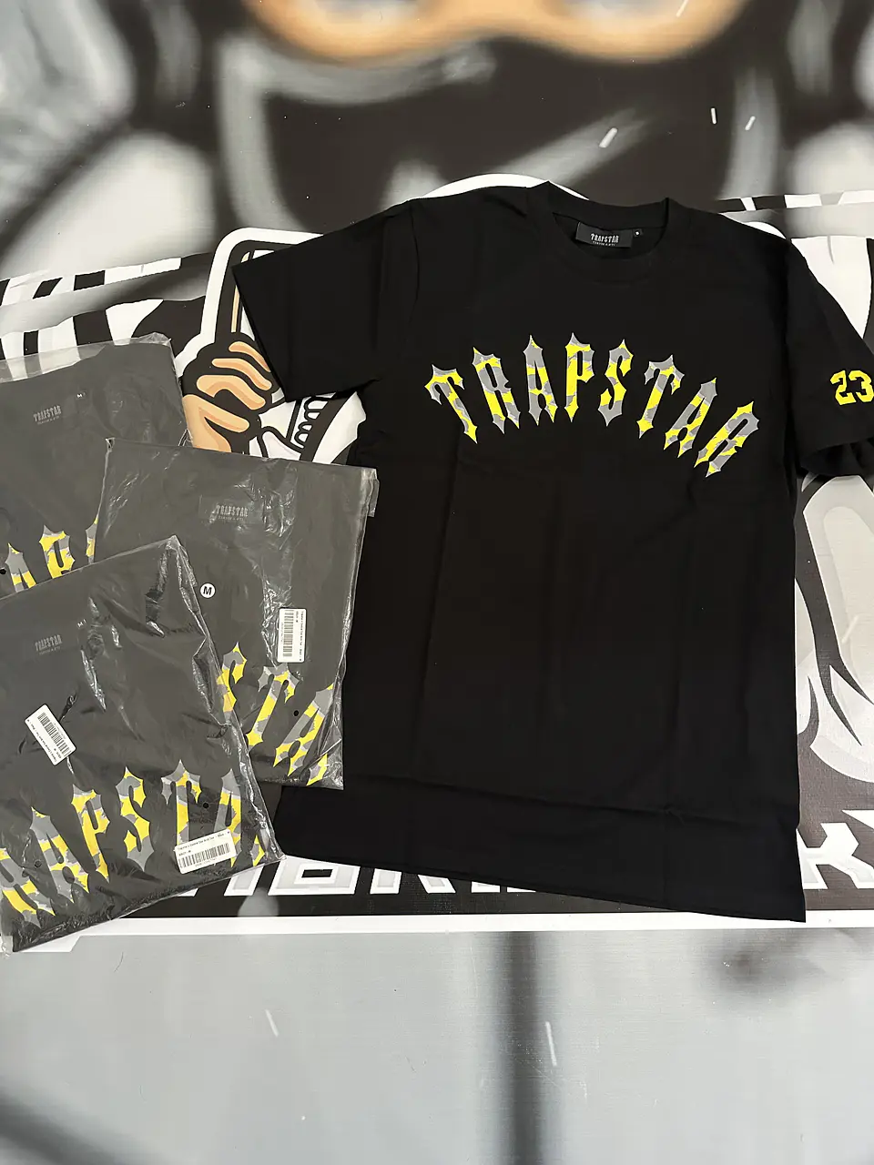Camiseta trapstar x central cee - black 4
