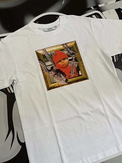 Camiseta trapstar x central cee baby - white