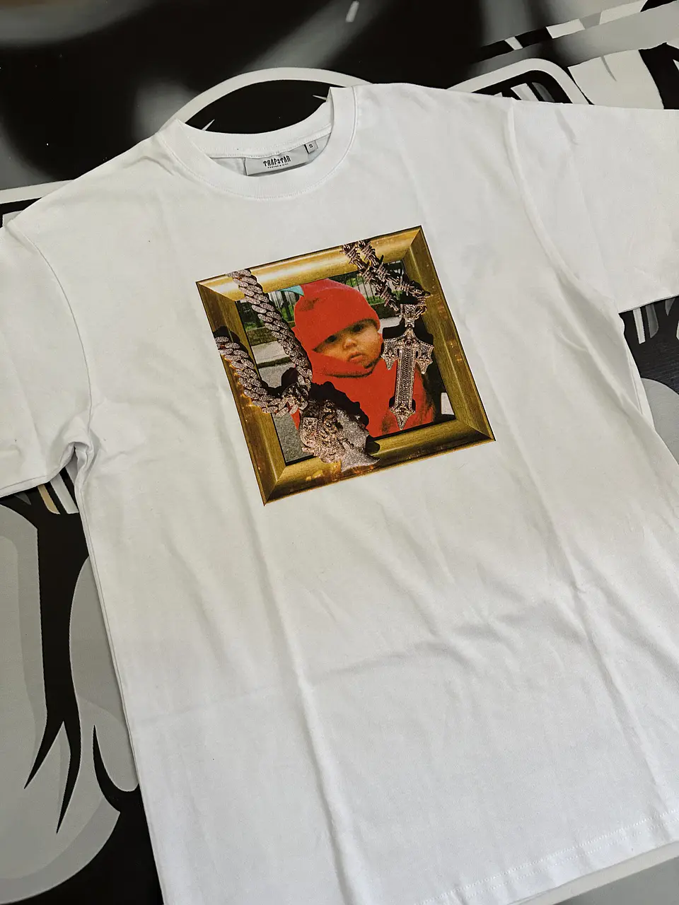 Camiseta trapstar x central cee baby - white 2