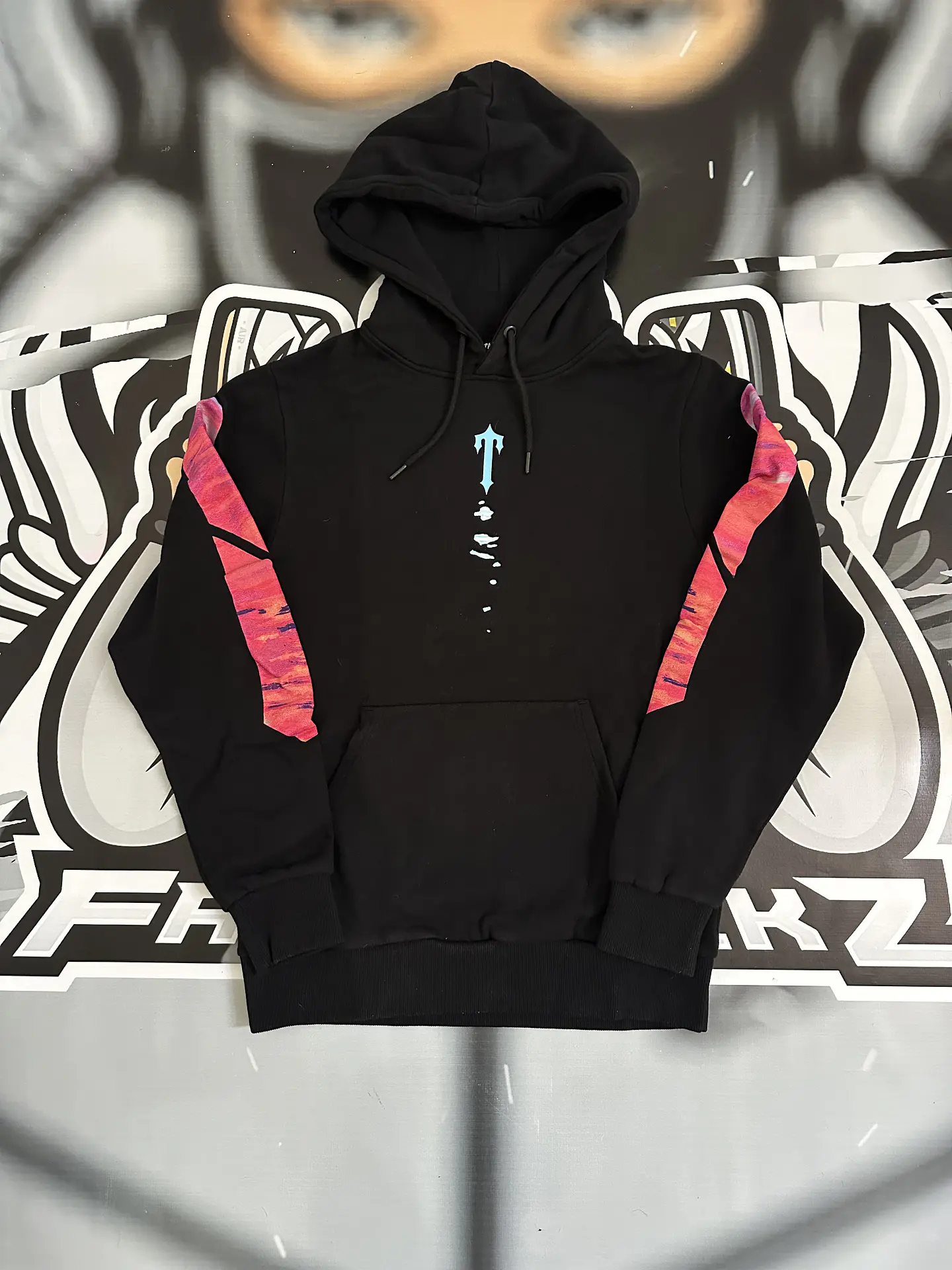 Hoodie Trapstar landscape - Black 1