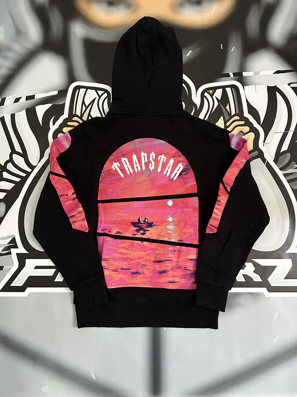 Hoodie Trapstar landscape - Black 4