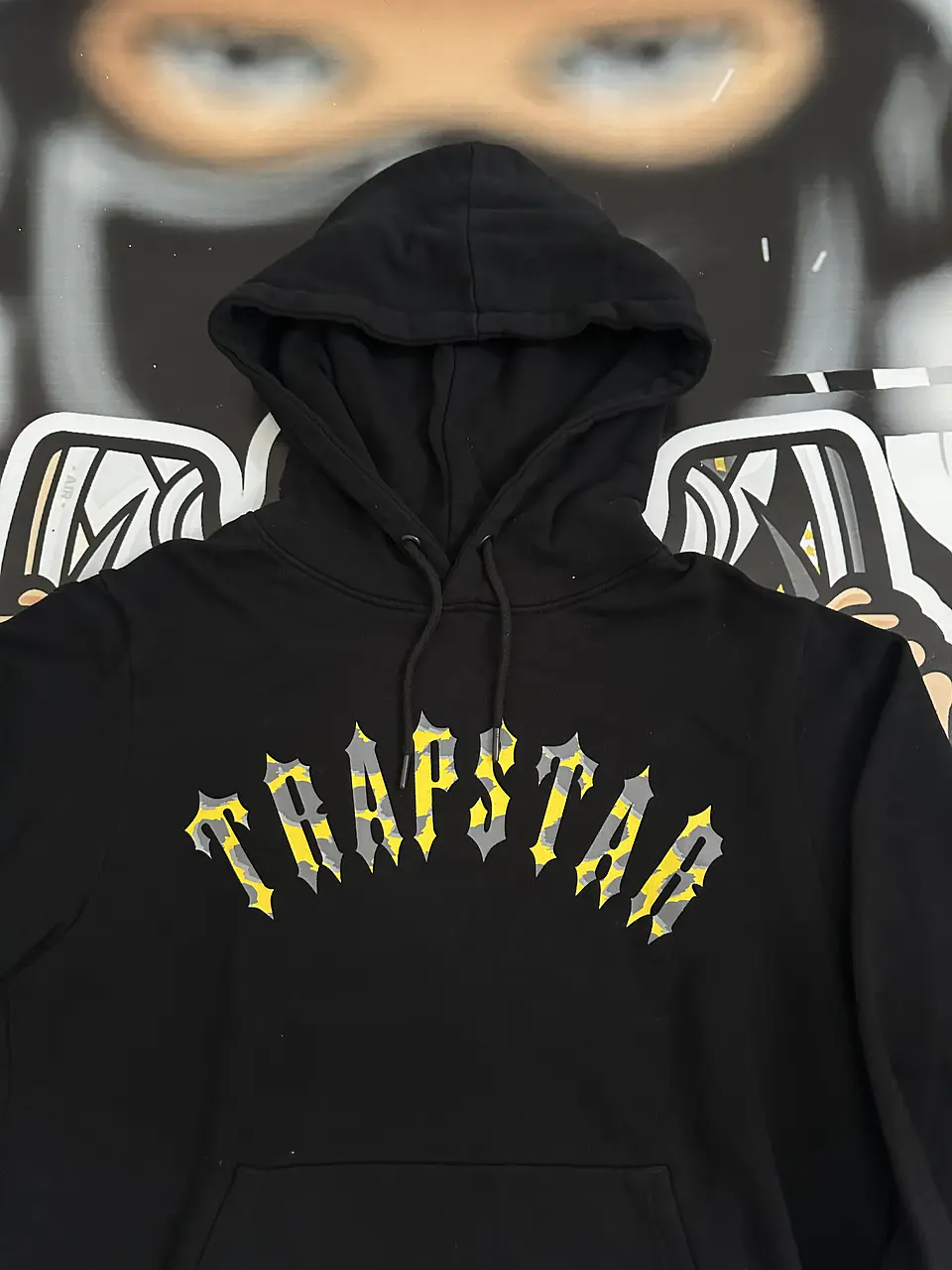 Hoodie trapstar x central cee - black 2