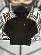 Hoodie Trapstar T logo white - Black - Miniatura 1
