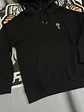 Hoodie Trapstar T logo white - Black - Miniatura 3