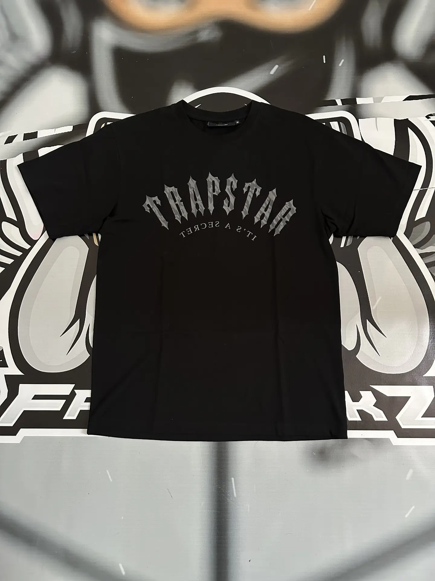 Trucksuit short set Trapstar Camo logo -  black 5