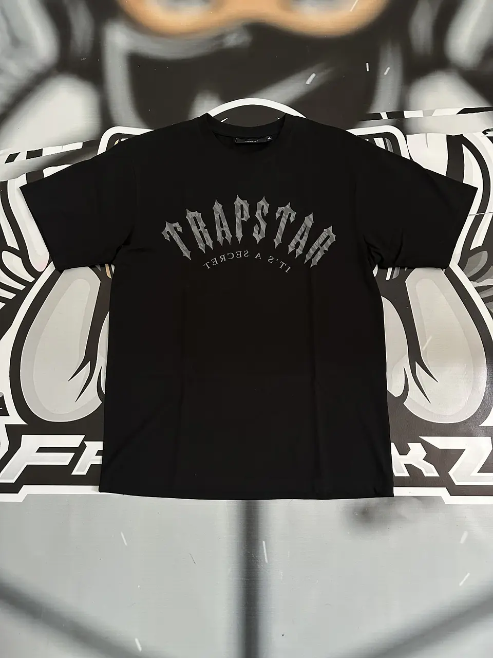 Trucksuit short set Trapstar Camo logo -  black 5