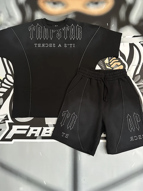 Trucksuit short set Premiun Trapstar -  black