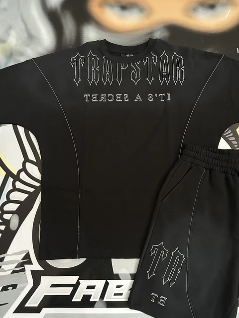 Trucksuit short set Premiun Trapstar -  black