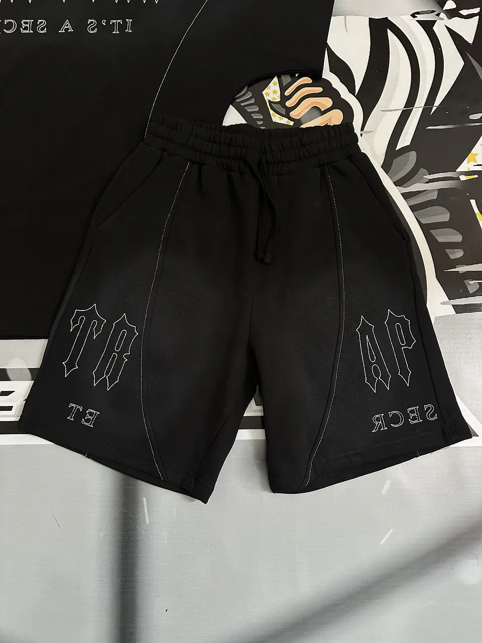 Trucksuit short set Premiun Trapstar -  black 3