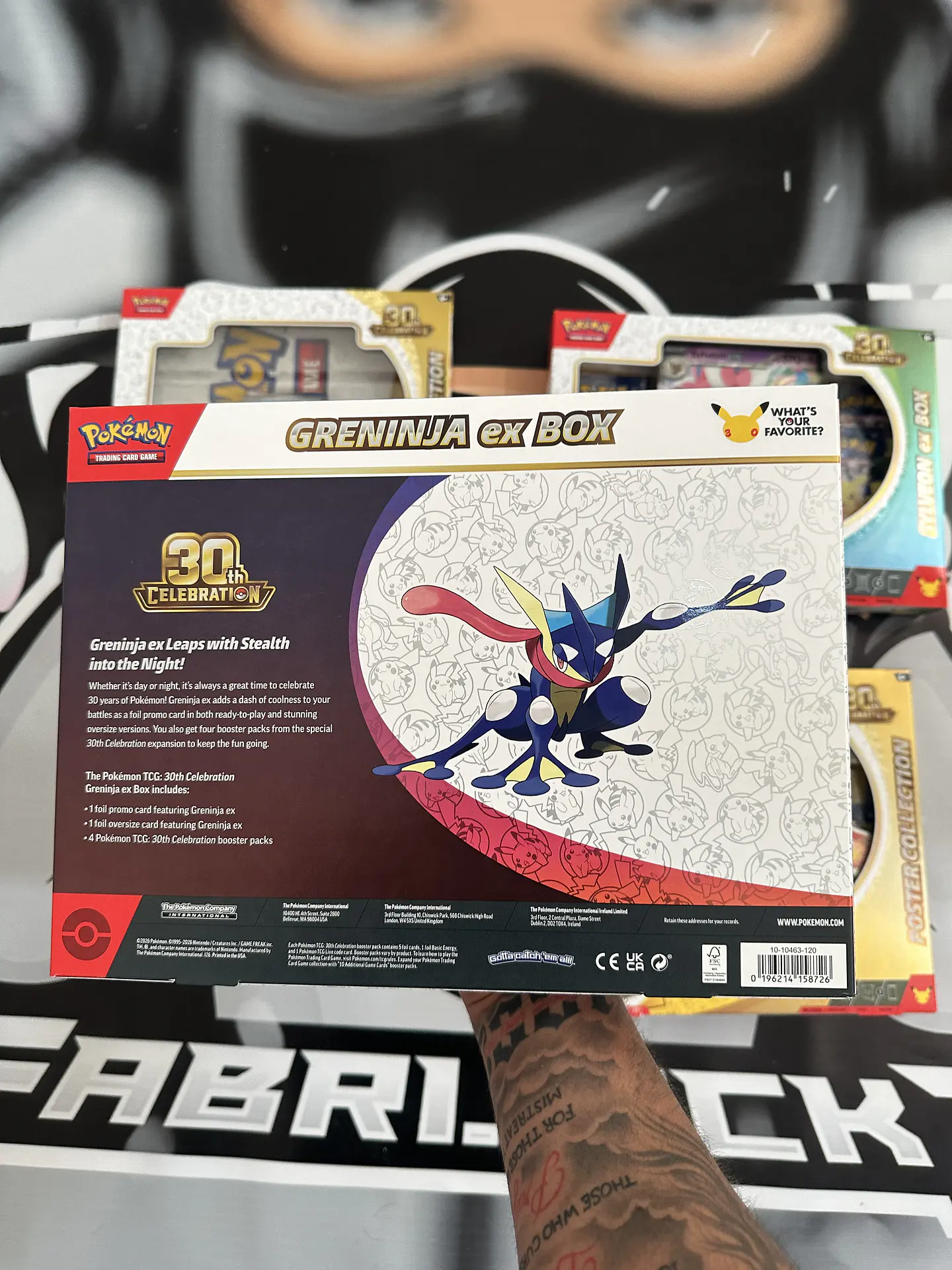 pokemo tcg; 30th Celebration Elite Greninja ex Box (Inglés) 2