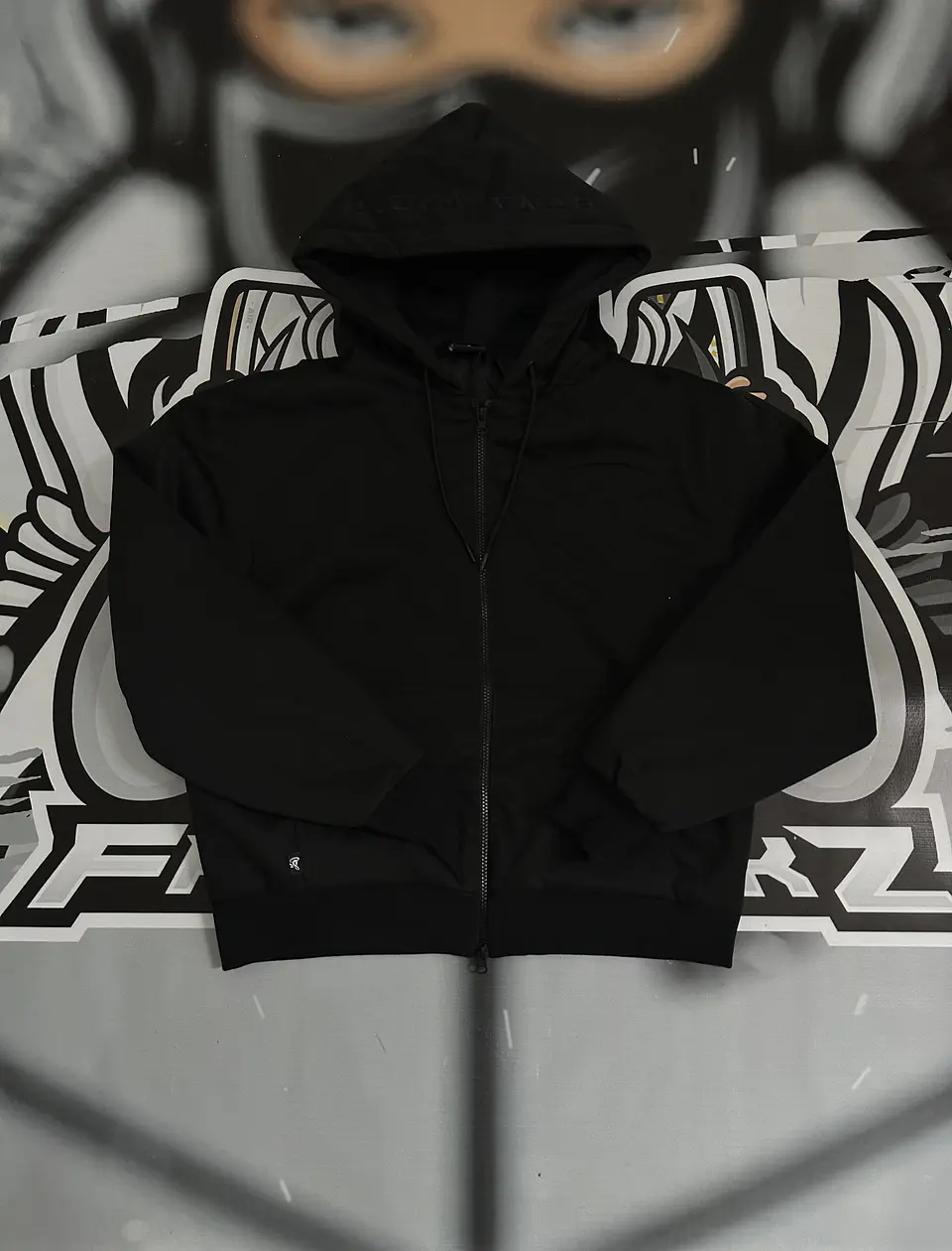 Hoodie Puffer full Zip SYNA - TRIPLE BLACK 1