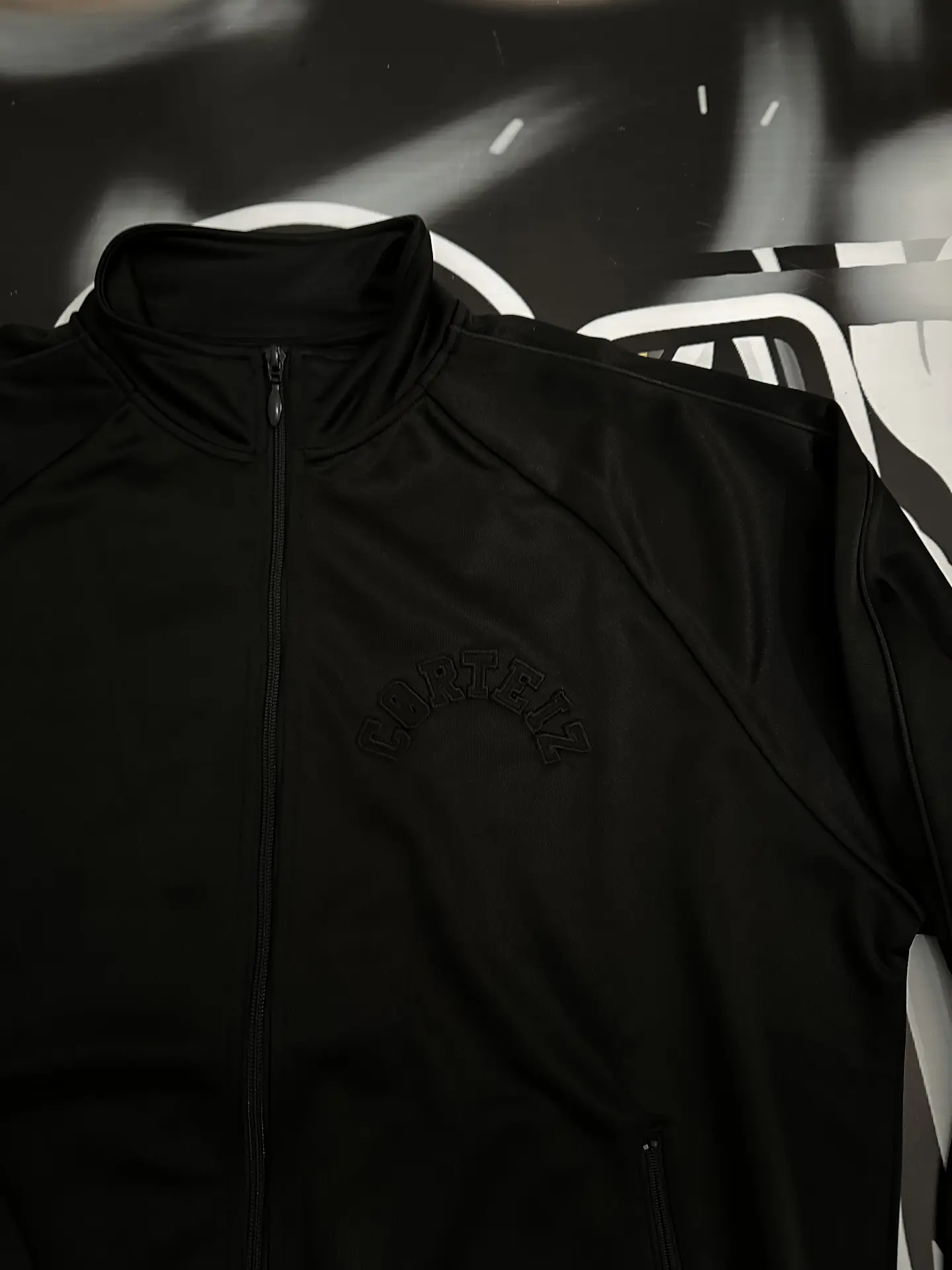 JACKET TRACK Corteiz FULL ZIP - BLACK 3