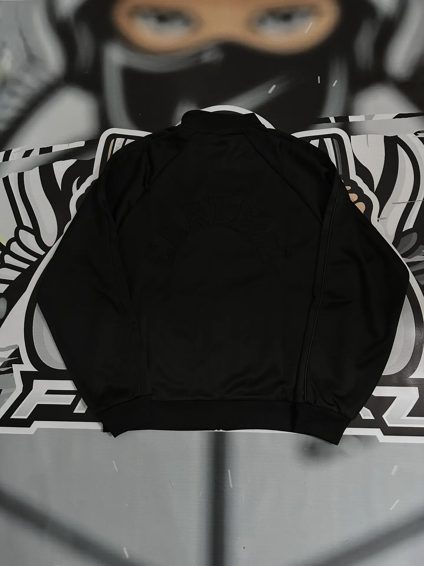 JACKET TRACK Corteiz FULL ZIP - BLACK 5
