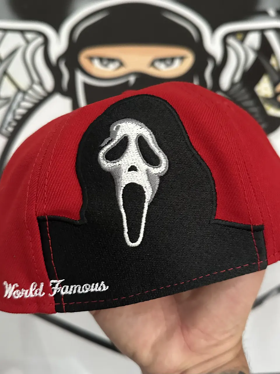 Supreme Ghostface Box Logo New Era 59Fifty Cap - red 5
