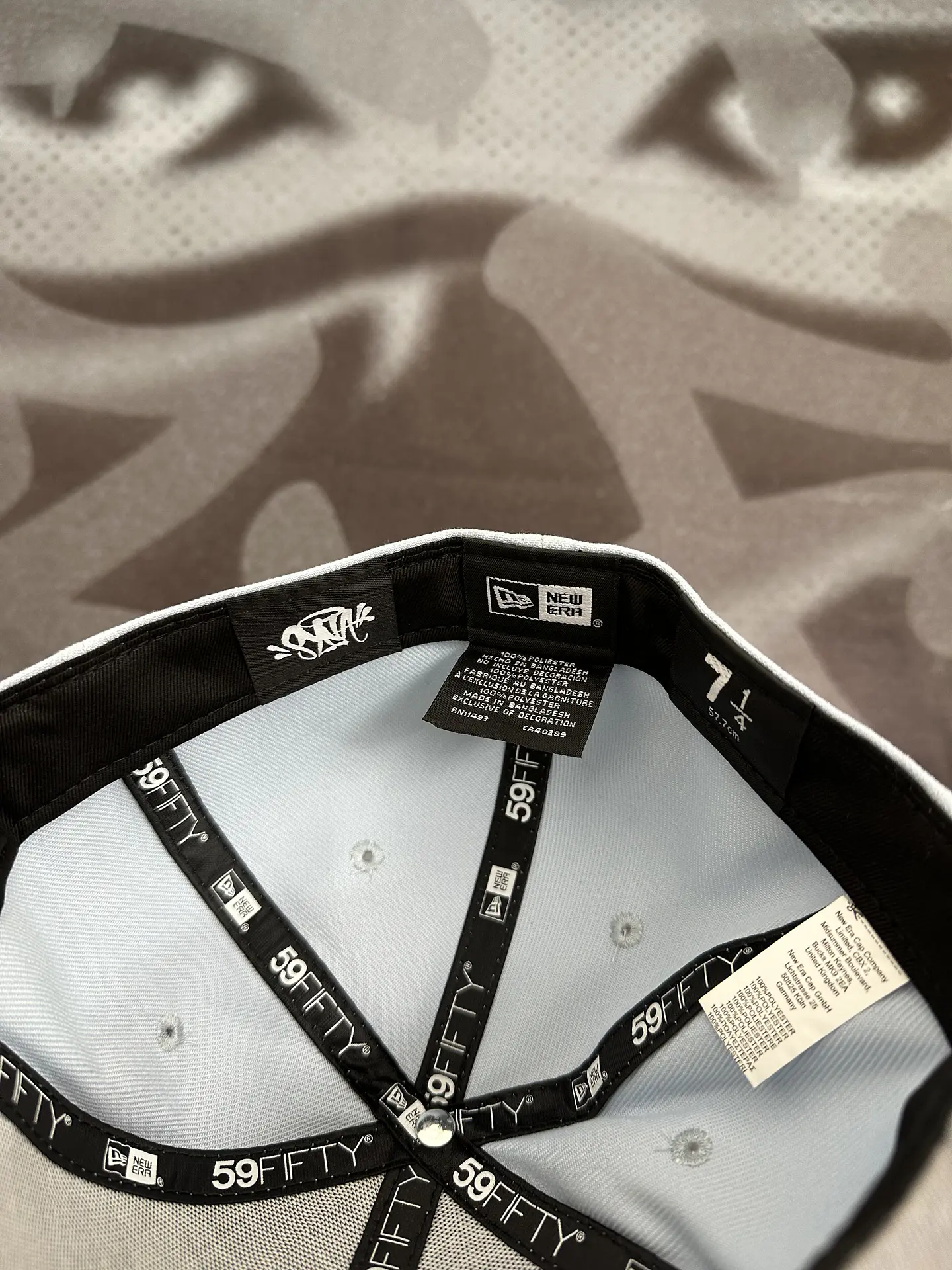 gorro new era x syna - baby blue 6