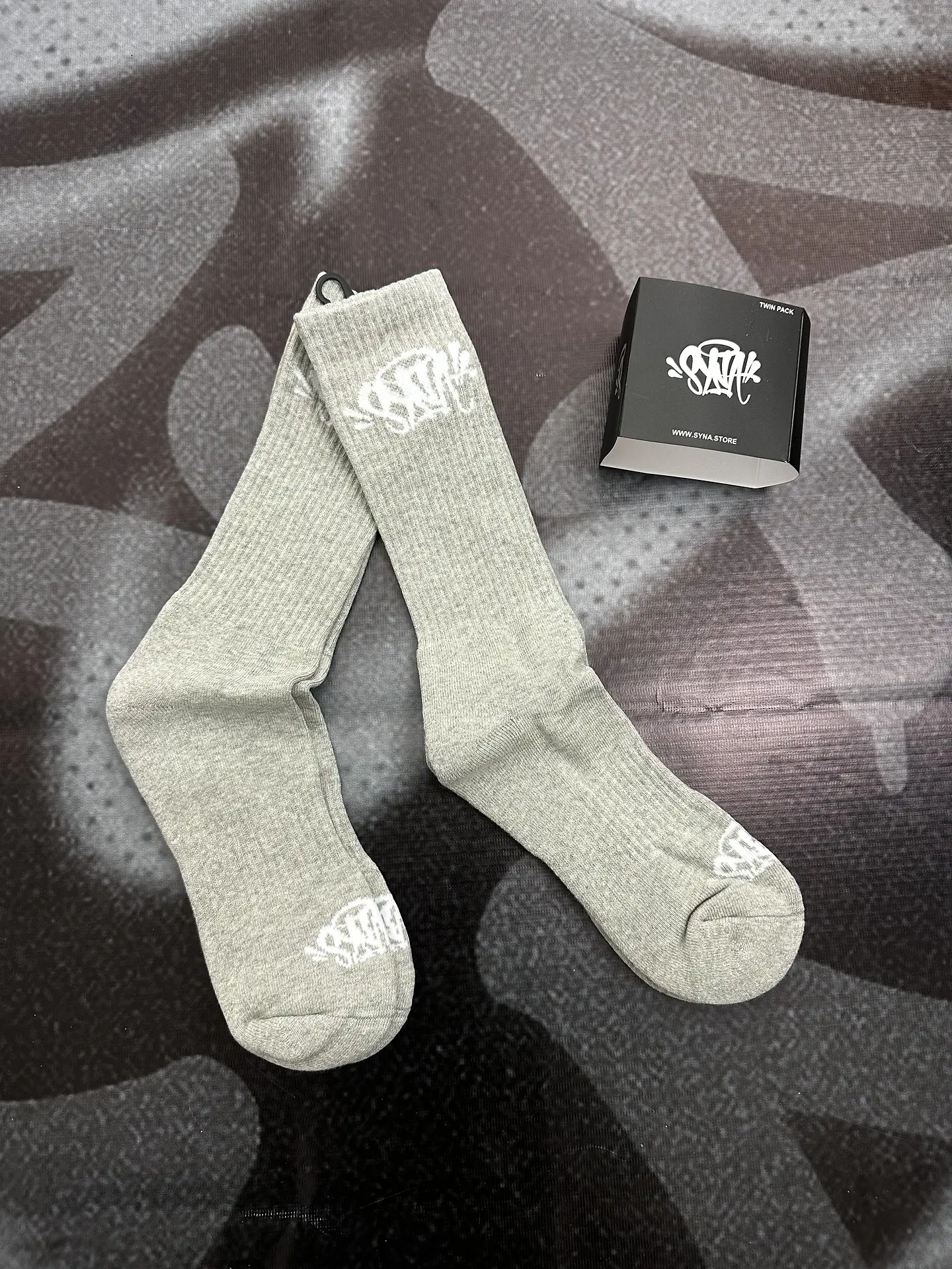 calcetines pack 2 pares syna - grey and white 1