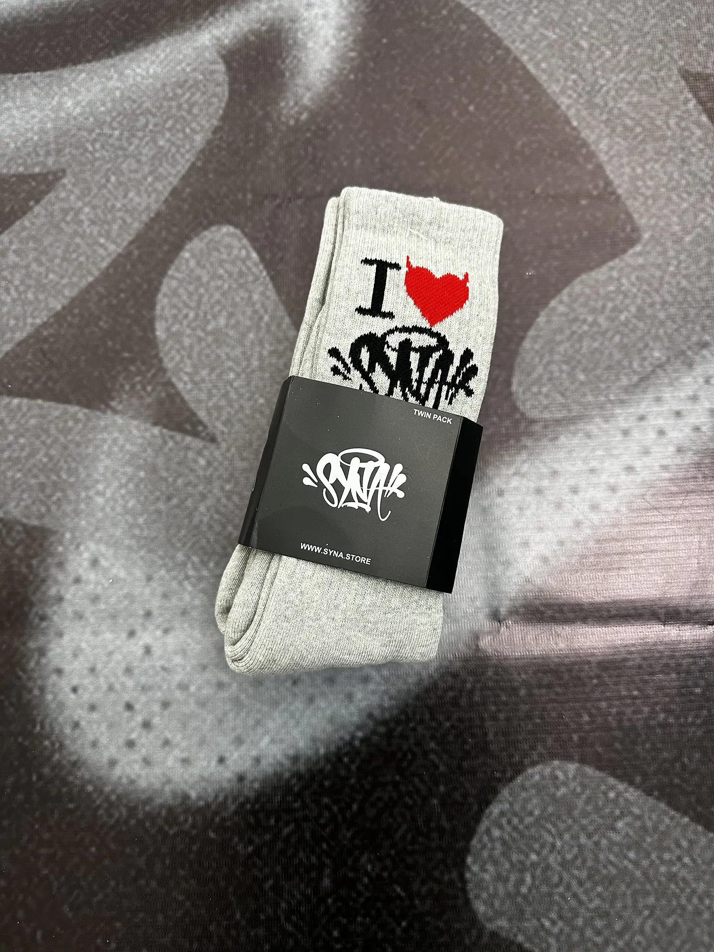 calcetines pack 2 pares syna - LOVE SYNA/GREY 3