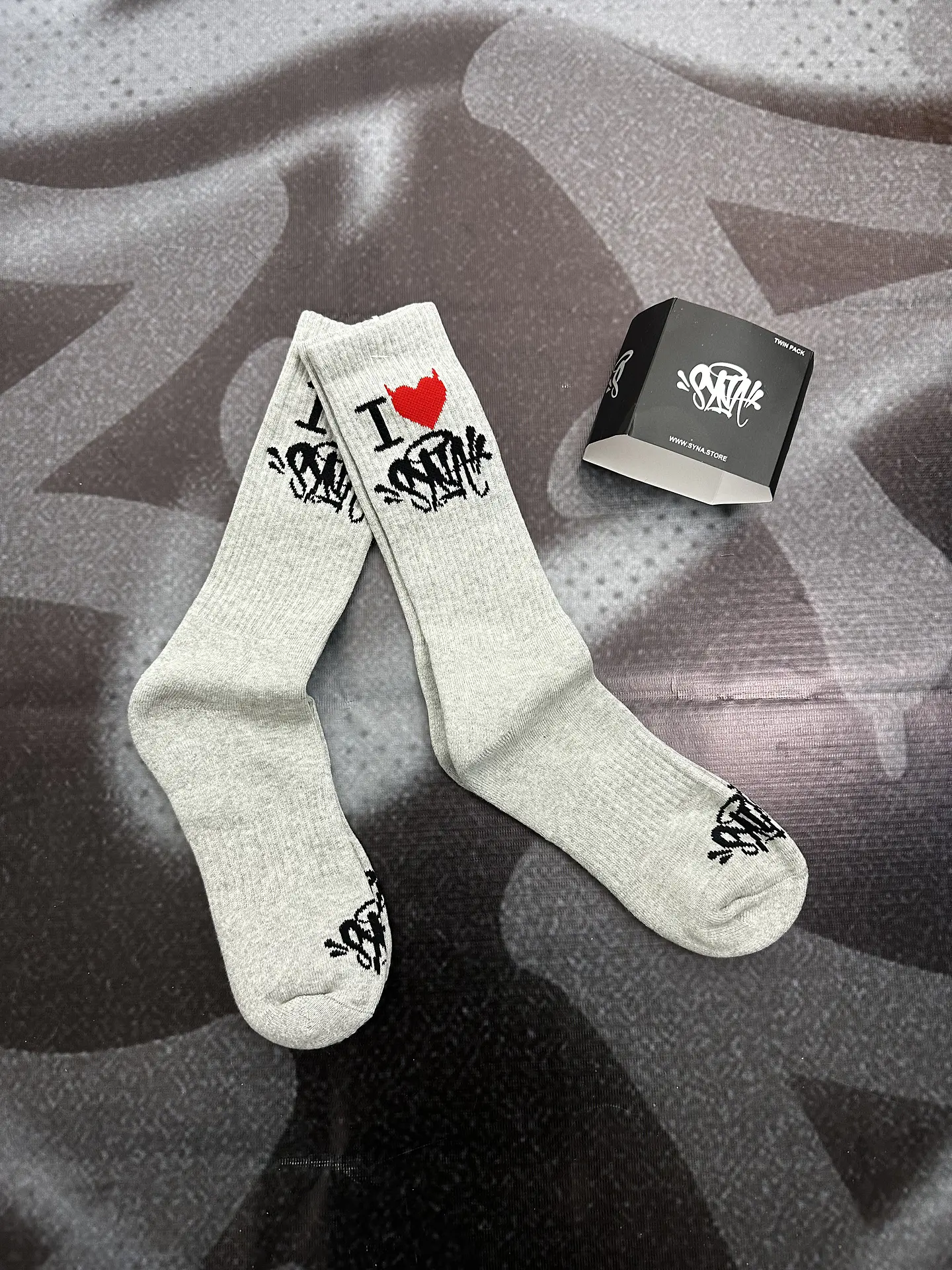 calcetines pack 2 pares syna - LOVE SYNA/GREY 1