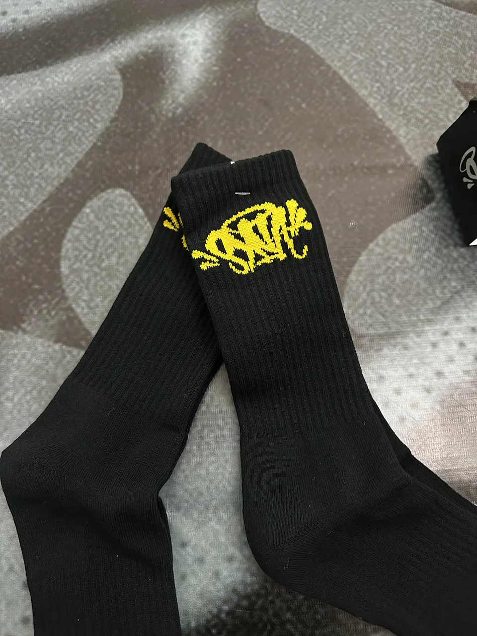 calcetines pack 2 pares syna - black and yellow 2