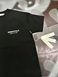 T-Shirt ESSENTIALS Jet Black Classic Fit SS25 - thumbnail 2