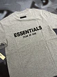 T-Shirt ESSENTIALS dark Oatmeal SS22 - Miniatura 4