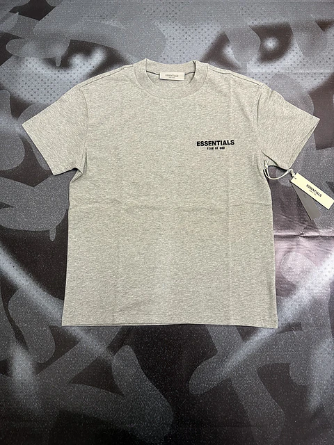T-Shirt ESSENTIALS dark Oatmeal SS22