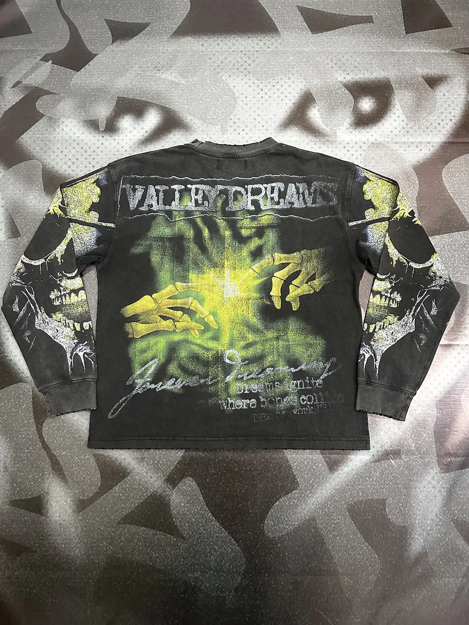 camiseta vale forever - Skull Longsleeve 6