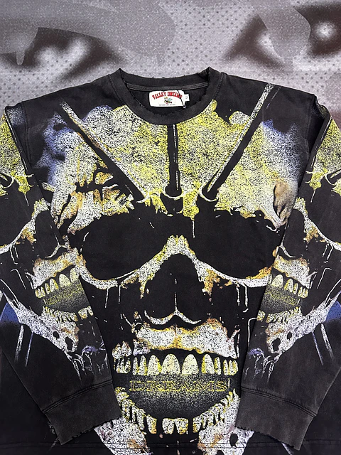 camiseta vale forever - Skull Longsleeve