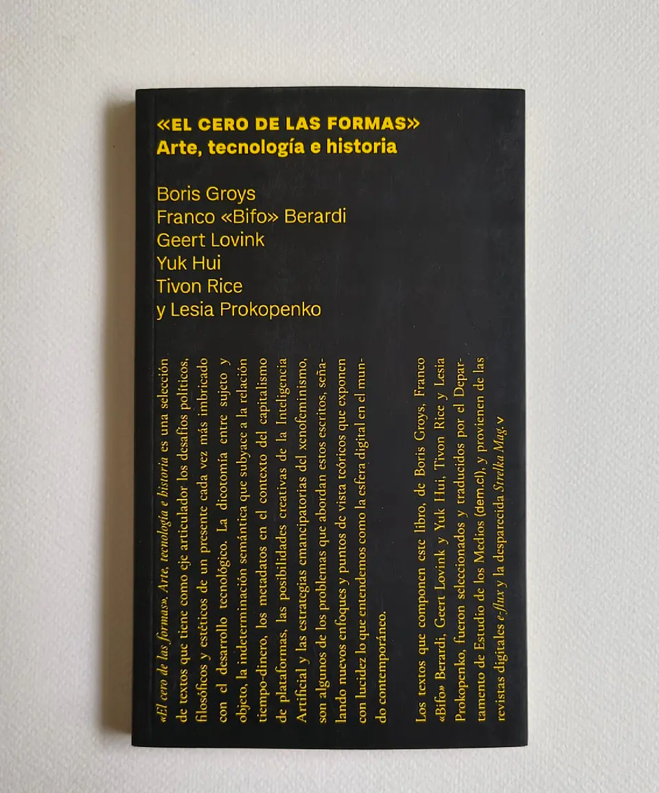 El cero de las formas. Arte, tecnología e historia (VVAA) 1