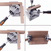 FACE201 Esquadria torno Alumínio ângulo 90º Braçadeira para madeira, ferro etc
