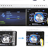 FACE188 Auto rádio 4.1 mãos livres Leitor MP3 MP4 Bluetooth FM USB