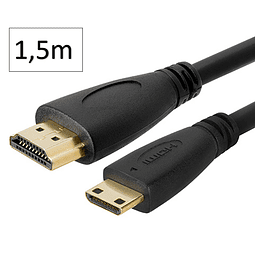 FACE327 Cabo Mini-hdmi Para Hdmi 1080P Alta Definição Tv V1.4 Tipo Um Cabo Adaptador Para C